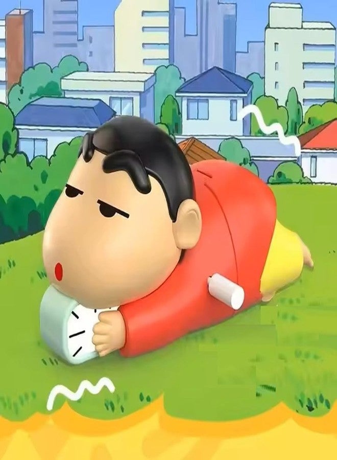 SHASHIKIRAN Shinchan Manual Clockwork Toy Anime 5CM Character Styling Crawling Flat Push Children's Toy Moving Birthday Gift Figure - Image 4